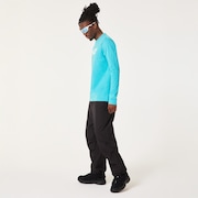 Mark II L/S Tee 2.0 - Swimming Pool Blue