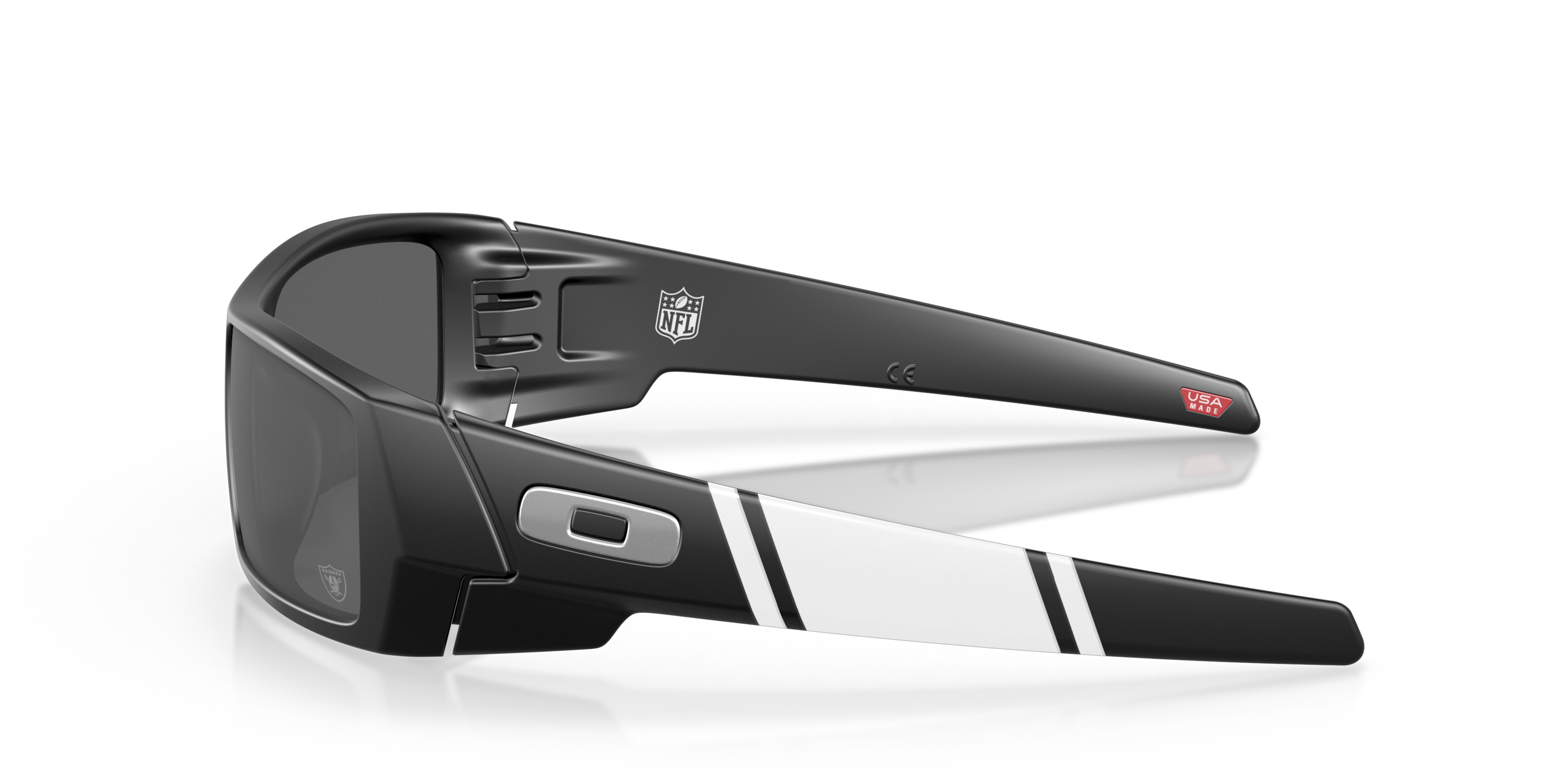 Las Vegas Raiders Gascan® Prizm Black Lenses, Matte Black Frame