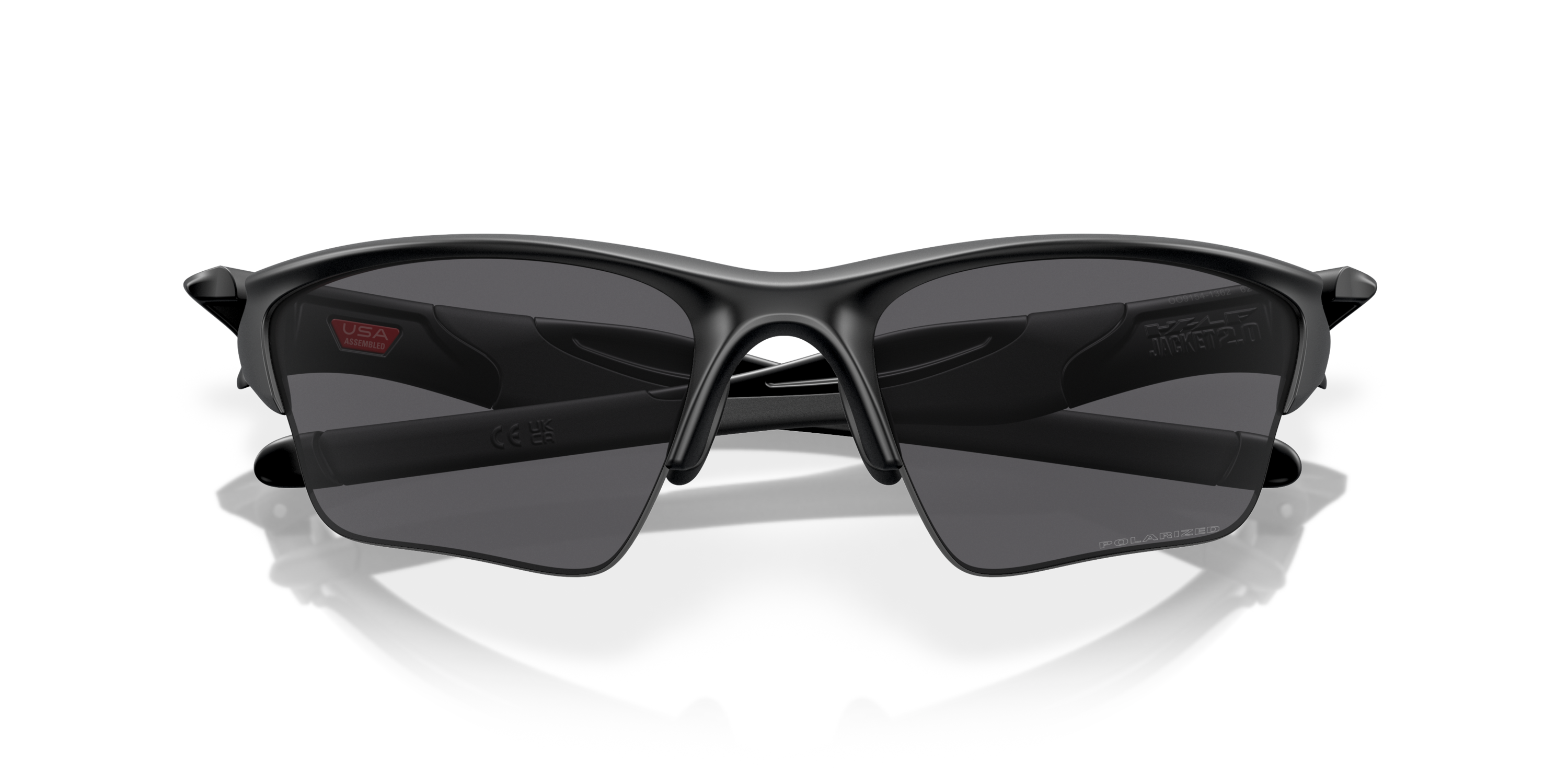 Standard Issue Half Jacket® 2.0 XL Grey Polarized Lenses, Matte Black