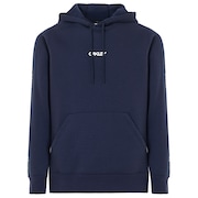 Street Logo Tape Hooded Fleece - Fathom