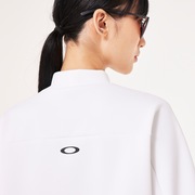 Elevate SS Mock Pullover - White