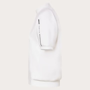 Elevate SS Mock Pullover - White