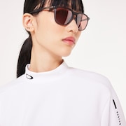 Elevate SS Mock Pullover - White