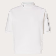 Elevate SS Mock Pullover - White