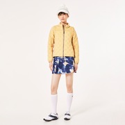 Elevate Thin Line Pleats Skirt - Blue Storm Print