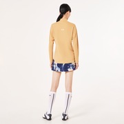 Elevate Thin Line Pleats Skirt - Blue Storm Print