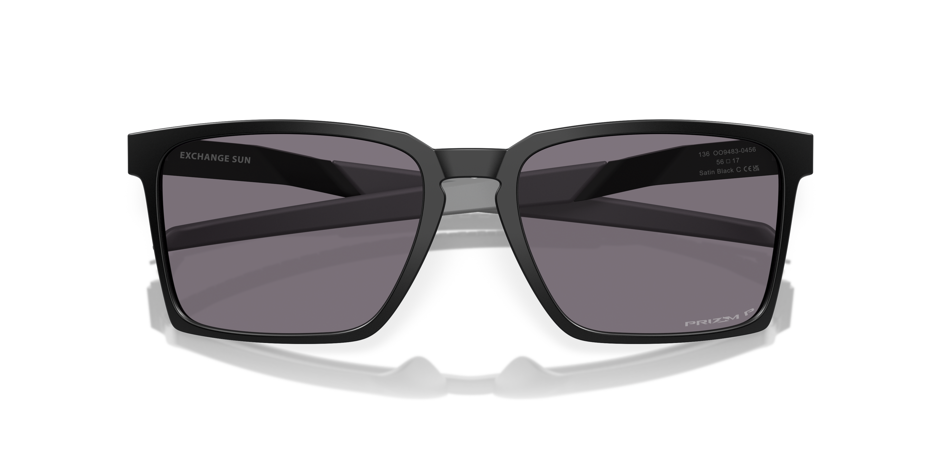 Oakley Exchange Sunglasses with Satin Black Frame and Prizm Black