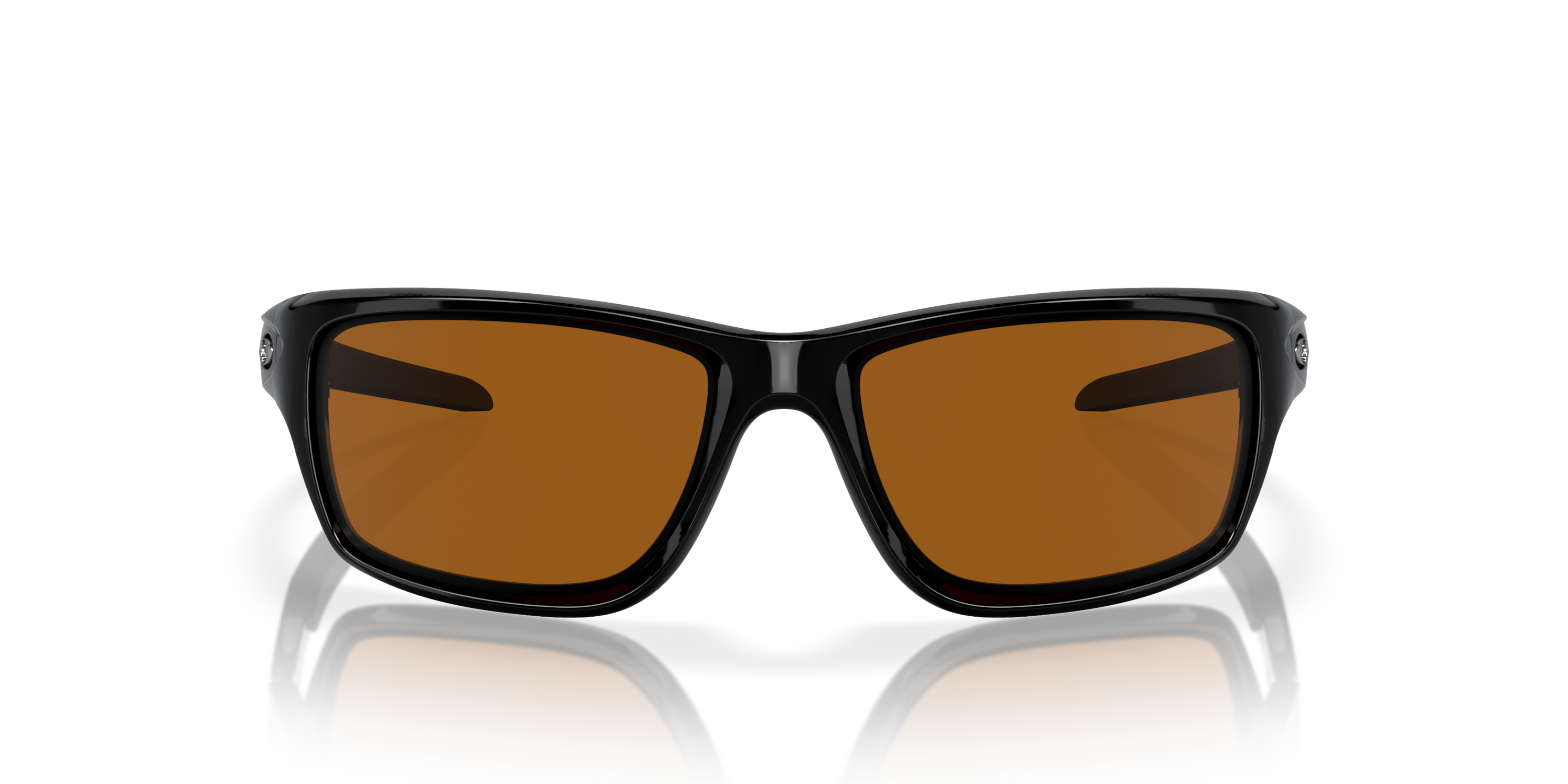 Canteen Dark Bronze Lenses, Polished Black Frame Sunglasses