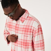Oak Plaid LS Shirt - Red/Mist