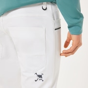 Skull Burnished Tapered - White