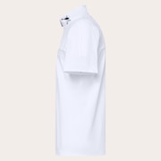 Skull Cool Stretch Hybrid Mock - White