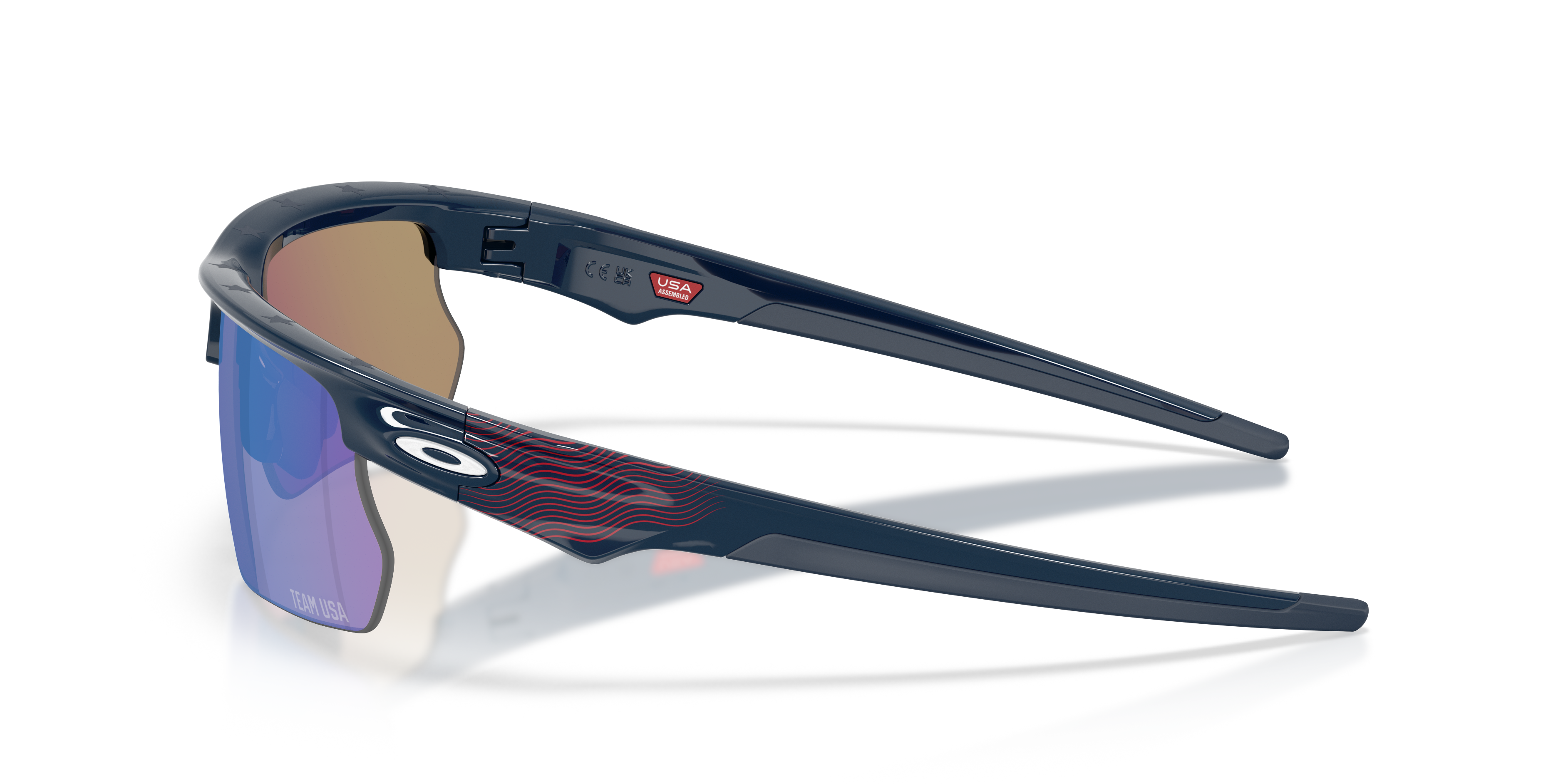 Bisphaera™ Team USA Prizm Sapphire Lenses, Team USA Abyss Frame