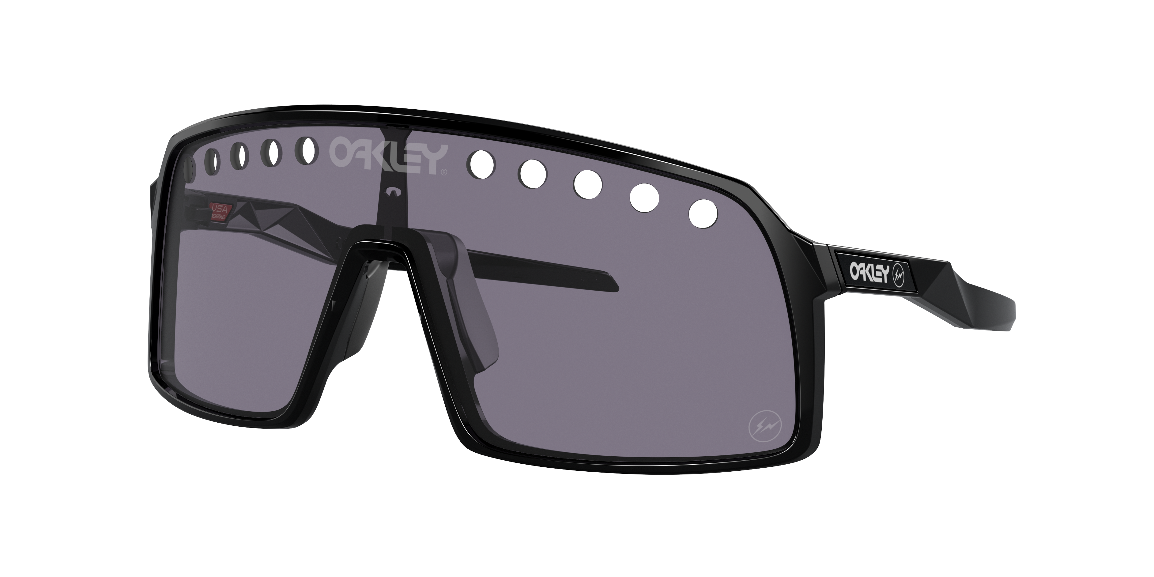 オークリースポーツ用ブラックサングラス OAKLEY オークリー
