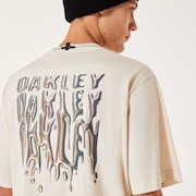 Stacked Metal Tee - Mist