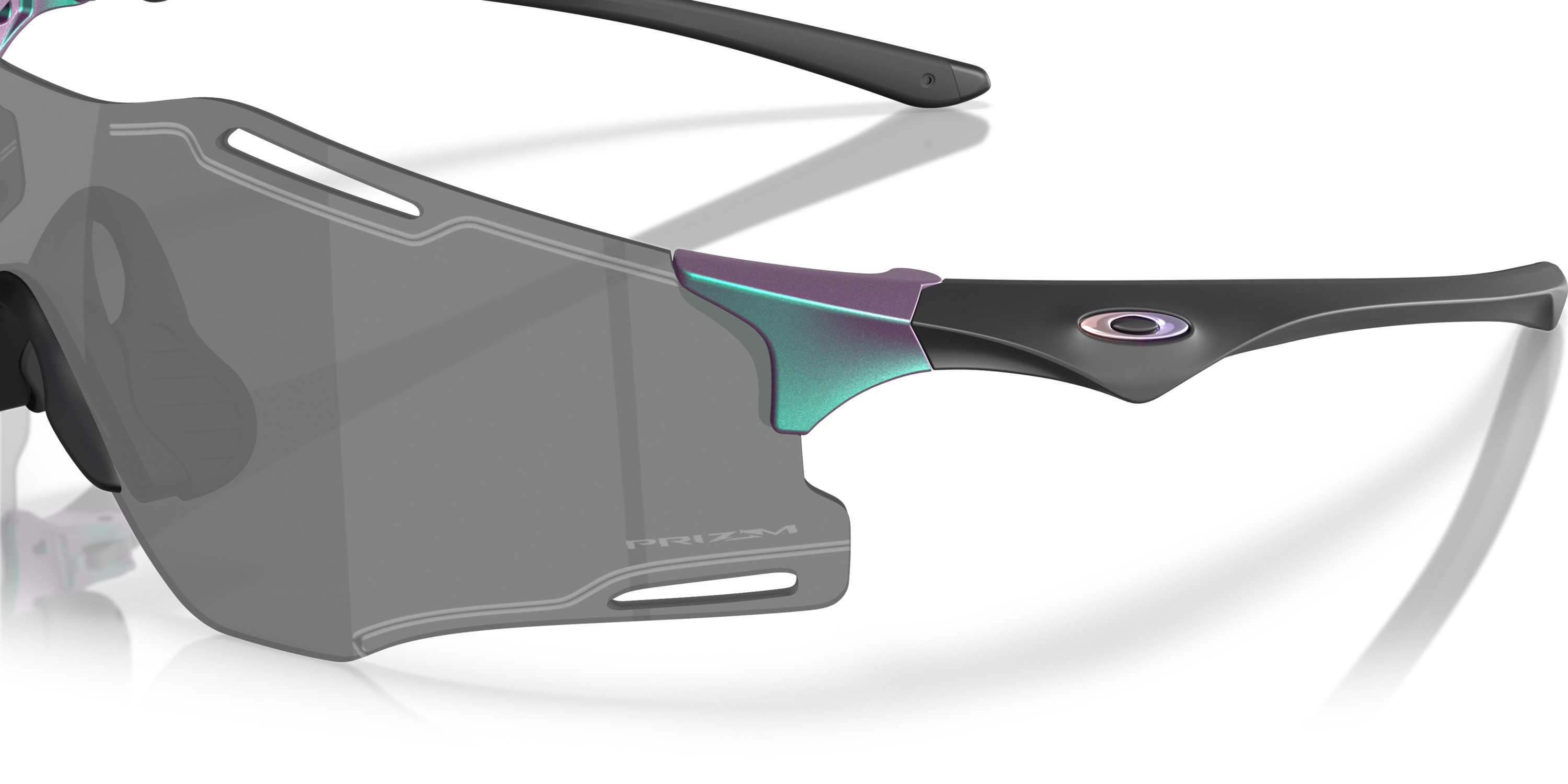 Cybr Zero Aura Collection Prizm Black Lenses, Matte Purple/Green