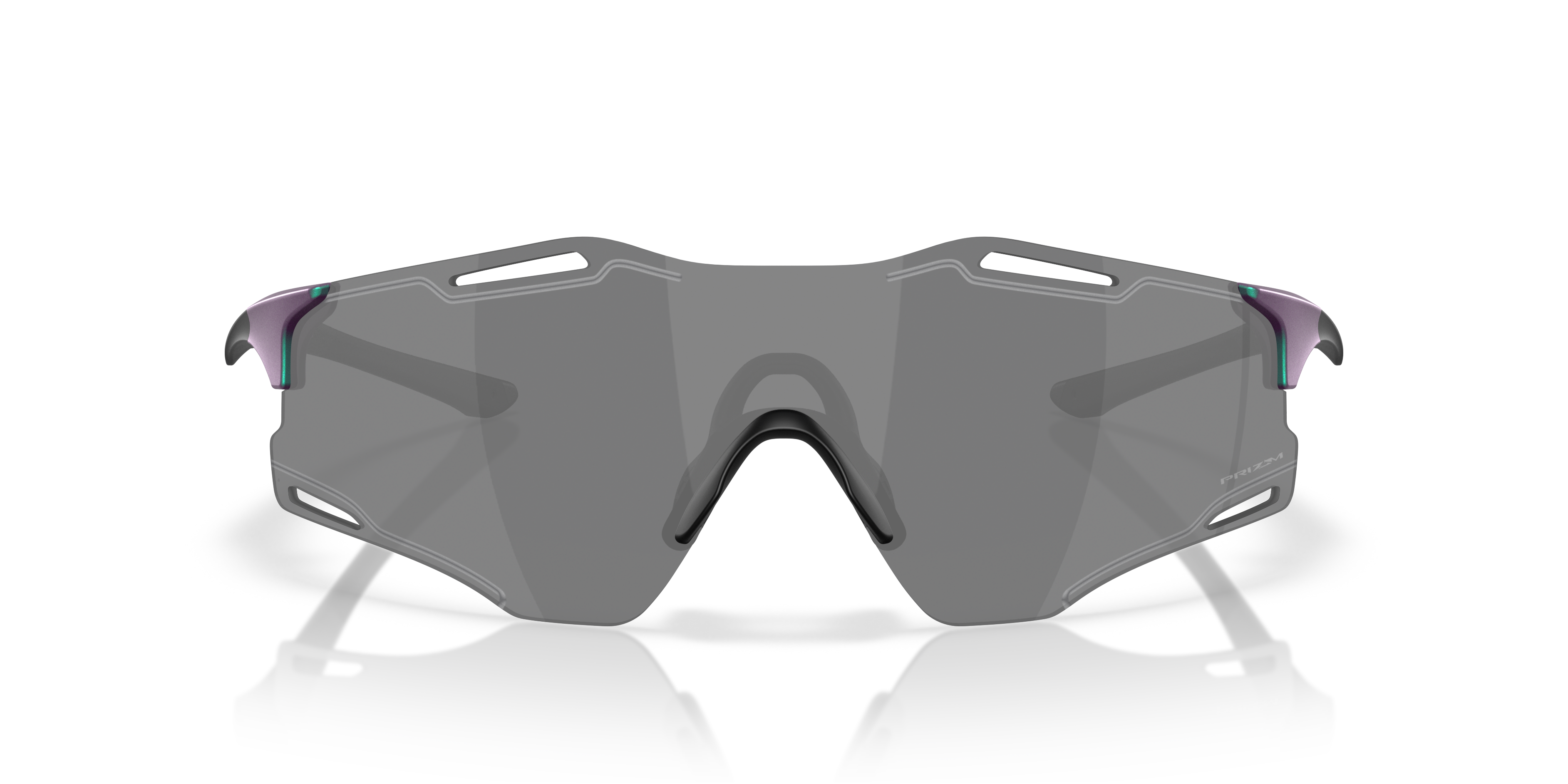 Cybr Zero Aura Collection Prizm Black Lenses, Matte Purple/Green