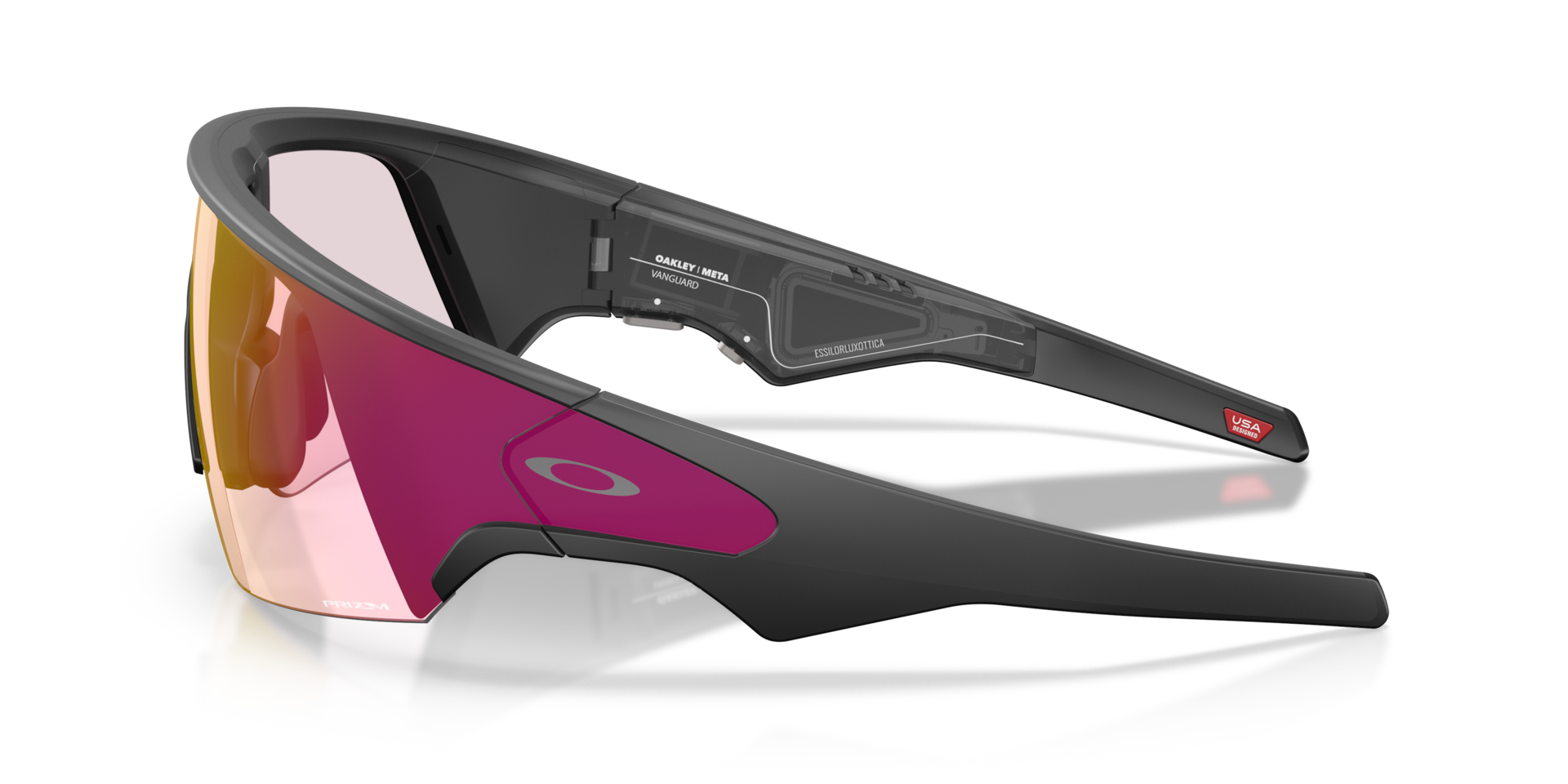 Oakley Meta Vanguard AI Glasses with Black Frame and Prizm Black
