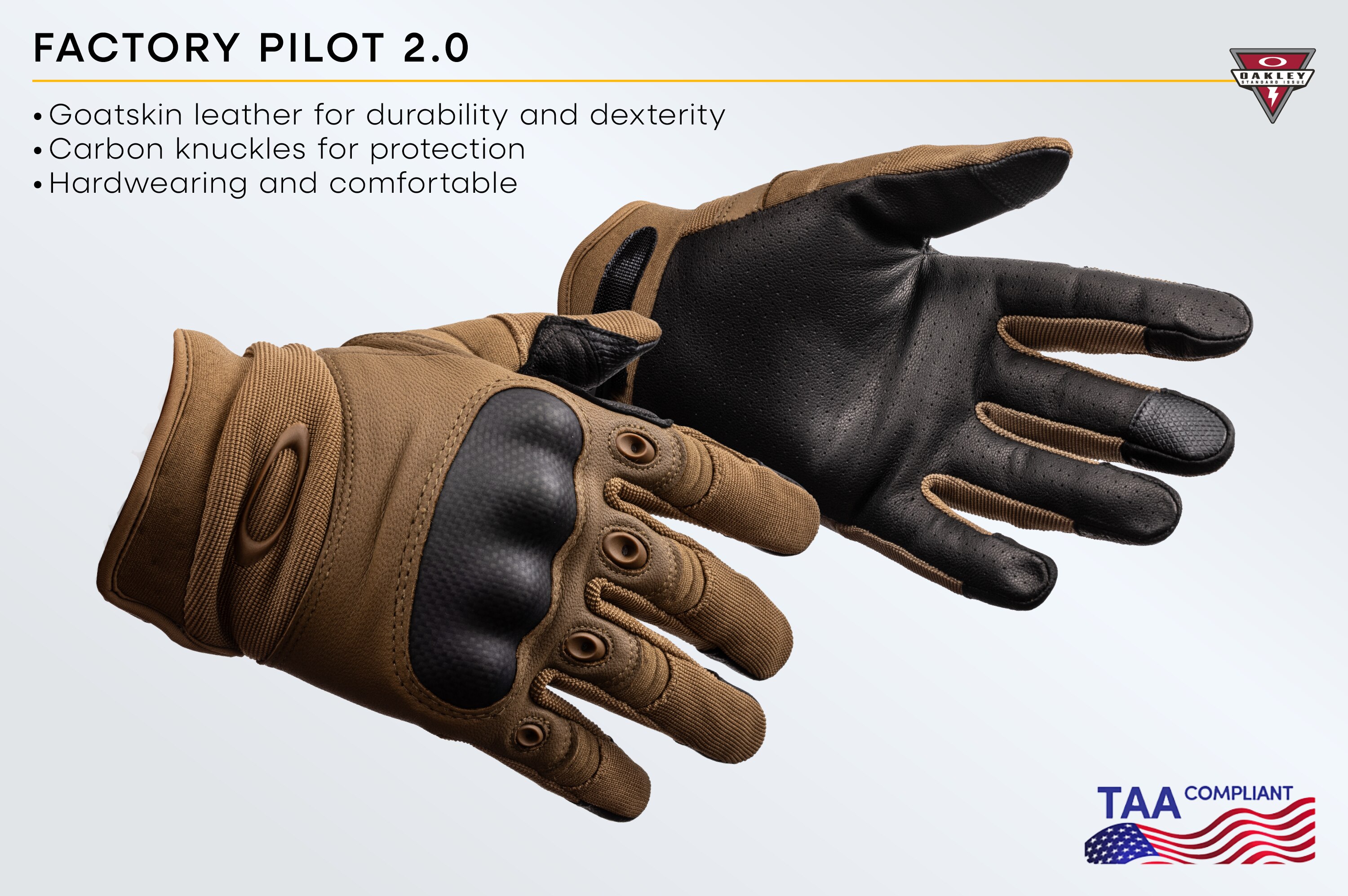 Oakley 新品 OAKLEY オークリー FACTORY PILOT GLOVE ナックルガード