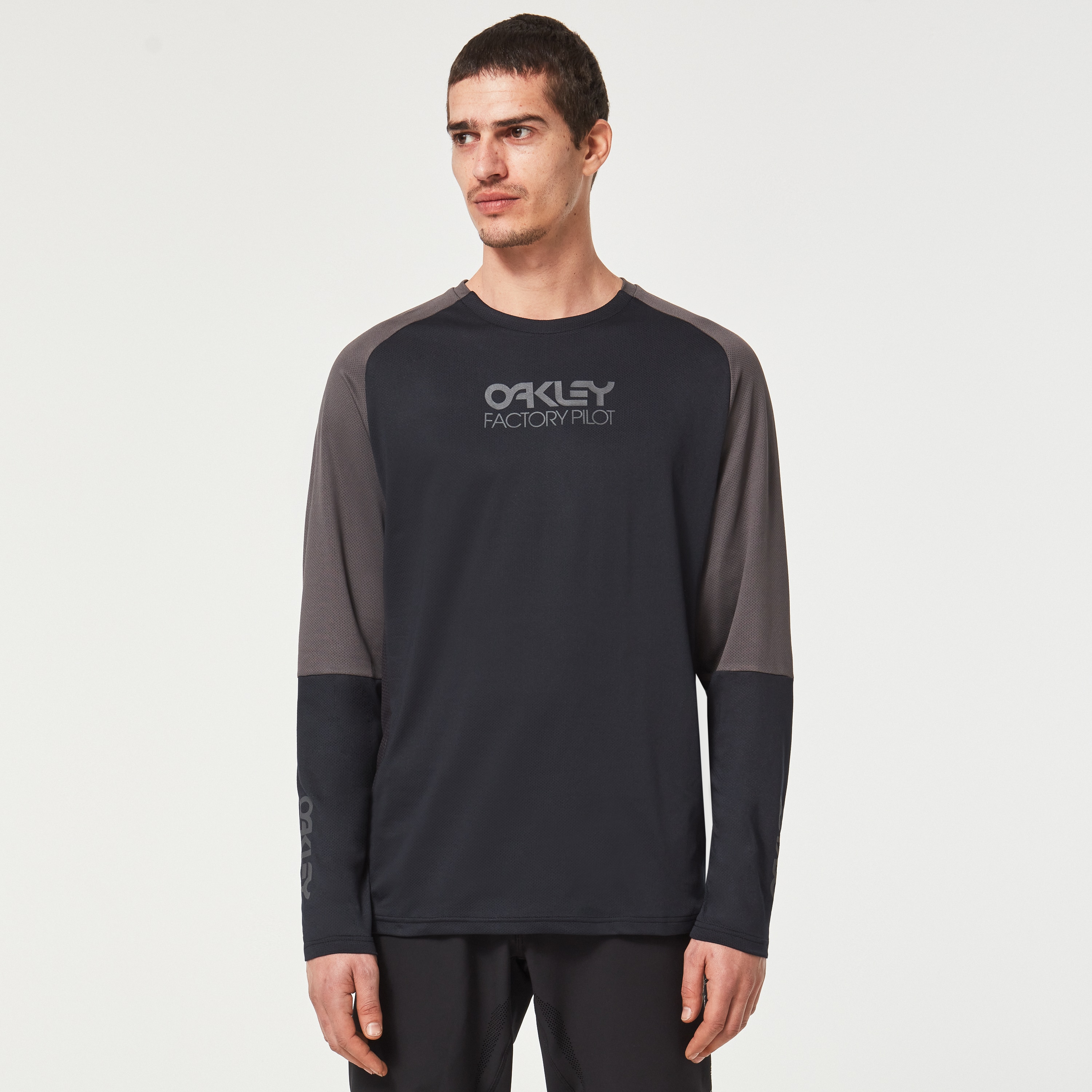 Oakley Factory Pilot Mtb Ls Jersey II - Black/Forged Iron