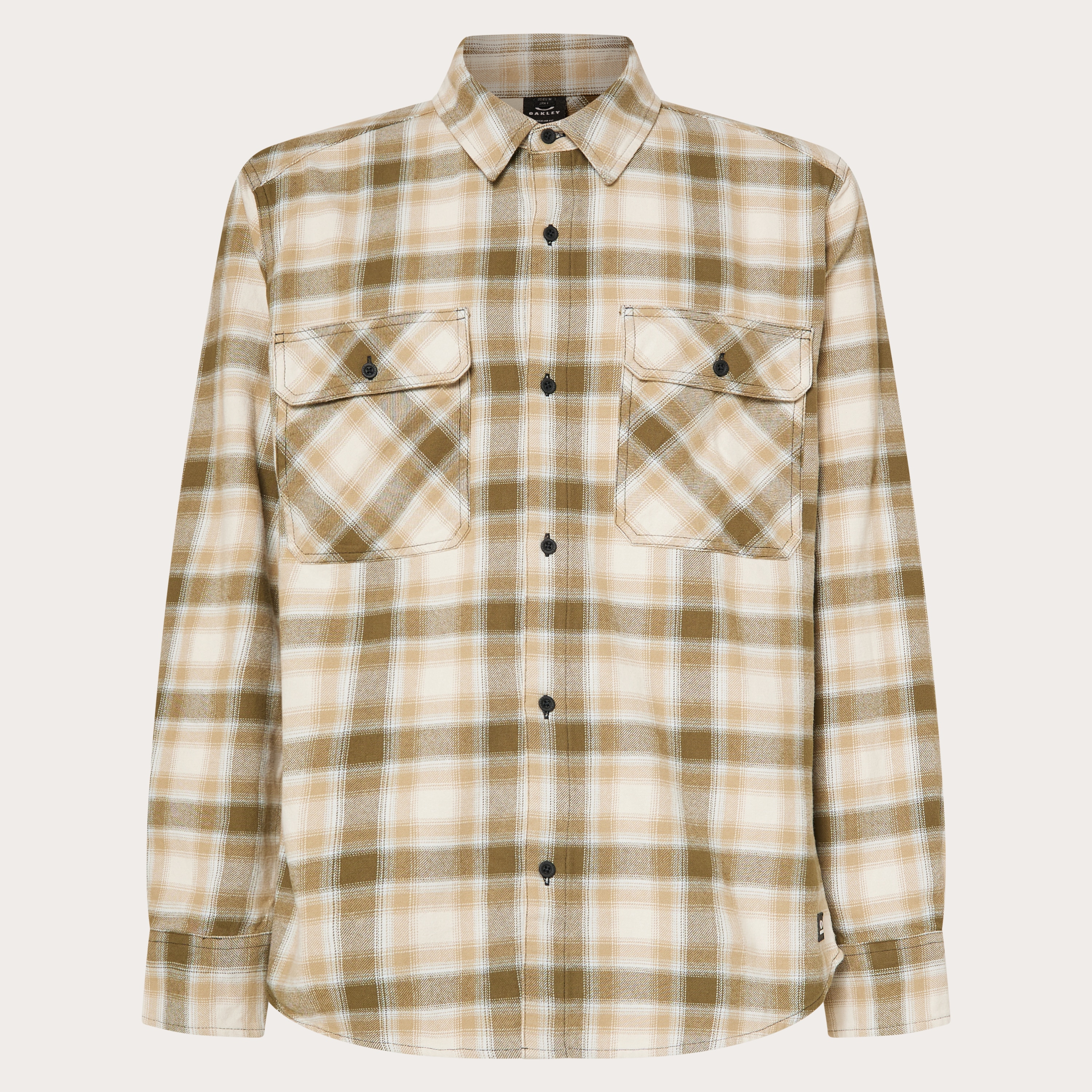 Oakley 90s Plaid LS Shirt - Pacific/Mist/Sulfid Check