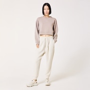 Radiant Peach Fleece Cropped 1