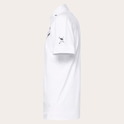 Skull Cool Stretch Claw Shirt - White