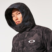 Enhance Long Coat 12.7 - Black Print