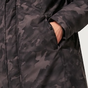 Enhance Long Coat 12.7 - Black Print
