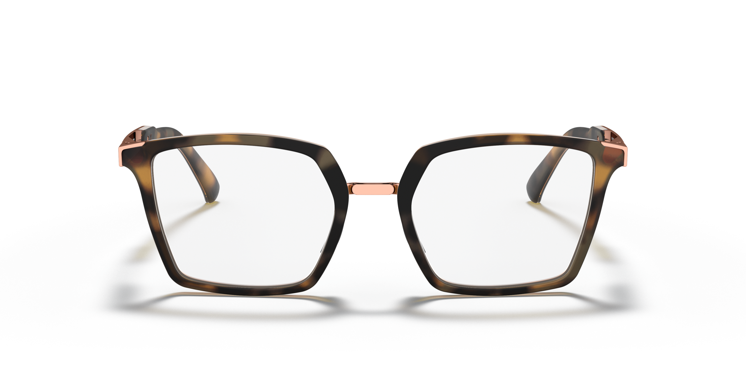 Side Swept Satin Brown Tortoise Eyeglasses | Oakley® US