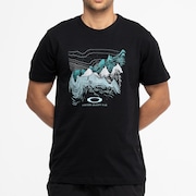 Camiseta Oakley Outline Mountains - Blackout