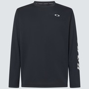 Slant Logo Print L/S Tee 6.0 - Blackout