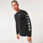 Slant Logo Print L/S Tee 6.0 - Blackout