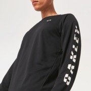 Slant Logo Print L/S Tee 6.0 - Blackout