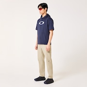 Enhance Qd Fleece S/S Hoody 5.0 - Midnight Blue