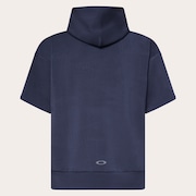 Enhance Qd Fleece S/S Hoody 5.0 - Midnight Blue
