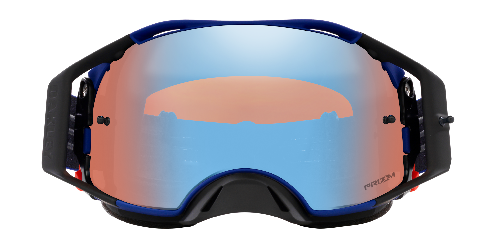 Oakley Airbrake® MX Goggles Moto Blue Prizm MX Sapphire Iridium OO7046 D300 Oakley® US