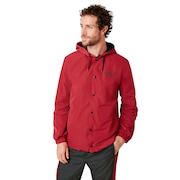 75 Hoodie Coach Jacket - Raspberry
