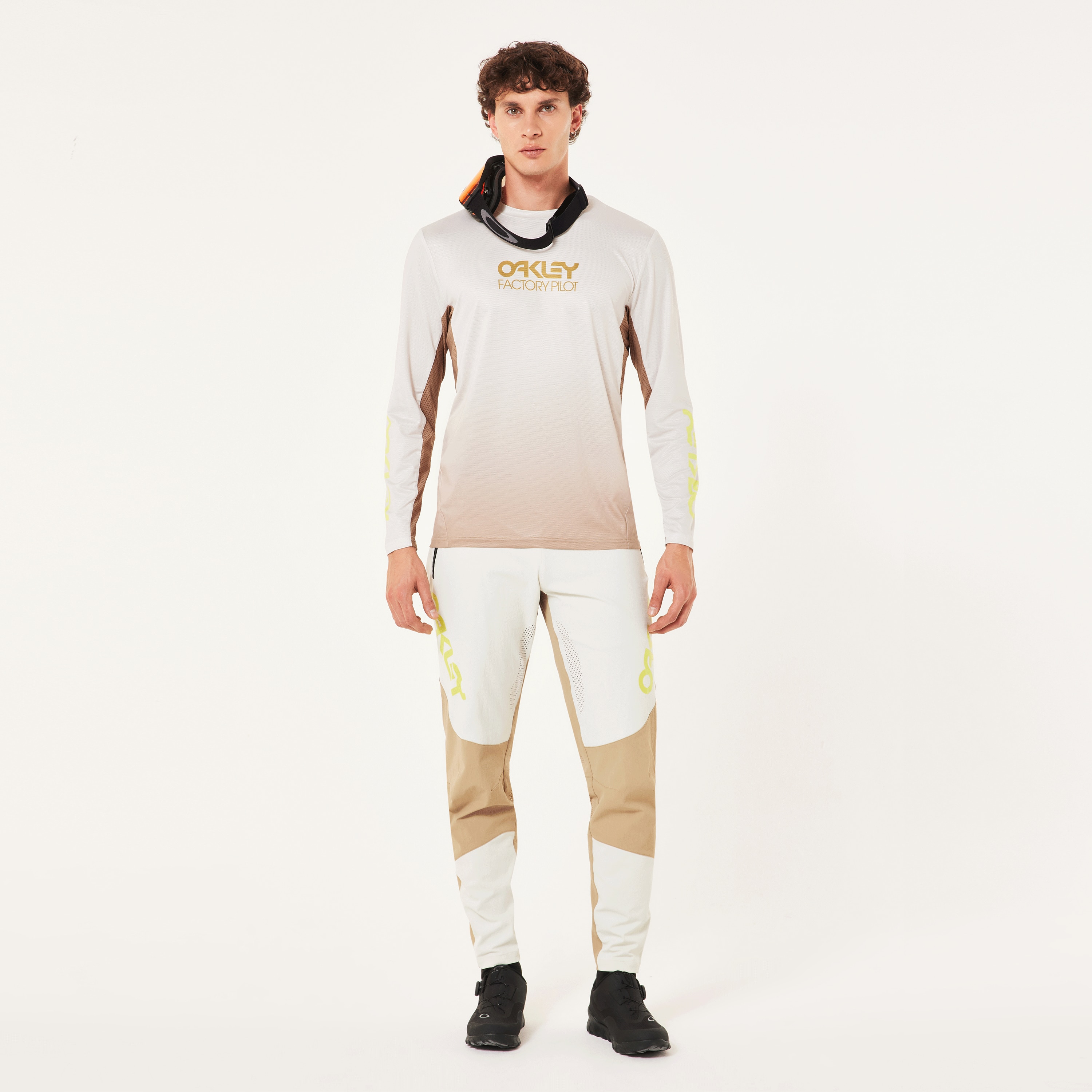 my様 オークル×2 Oakley Maven Coast Ls Jersey 2.0 - Gradient Pebble Mist | Oakley