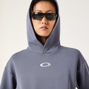 Radiant Peach Fleece Hoodie 10.0 - Blue Tar