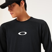 Enhance Light Grid L/S Crew 5.7 - Blackout
