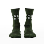Oakley Bark Crew 1 Pack Sock - Surplus Green