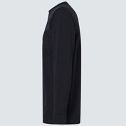 Skull Common Ls Crew Tee - Blackout