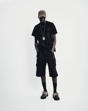 Camiseta Oakley x PIET Caution Ripped Full - Jet Black