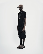 Camiseta Oakley x PIET Caution Ripped Full - Jet Black