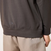 New Retro Fleece L/S Crew 1.0 - Shadow/black