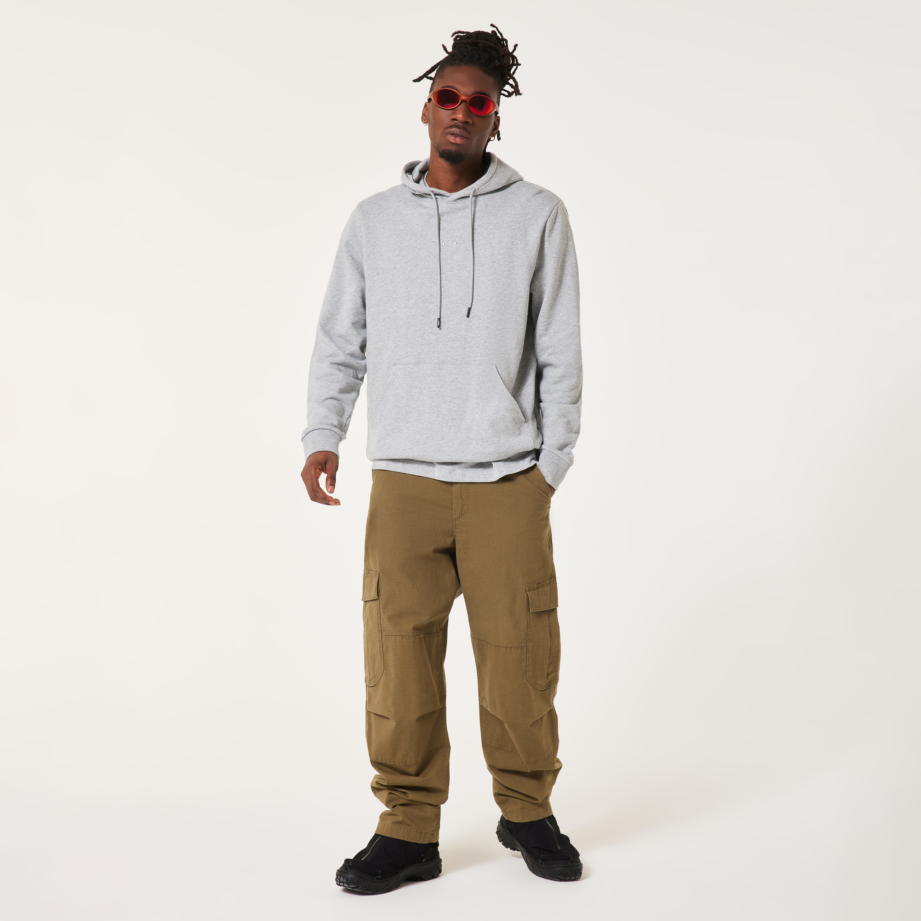 hositelページ Oakley Futurescape Fossil Hoodie - New Granite Heather