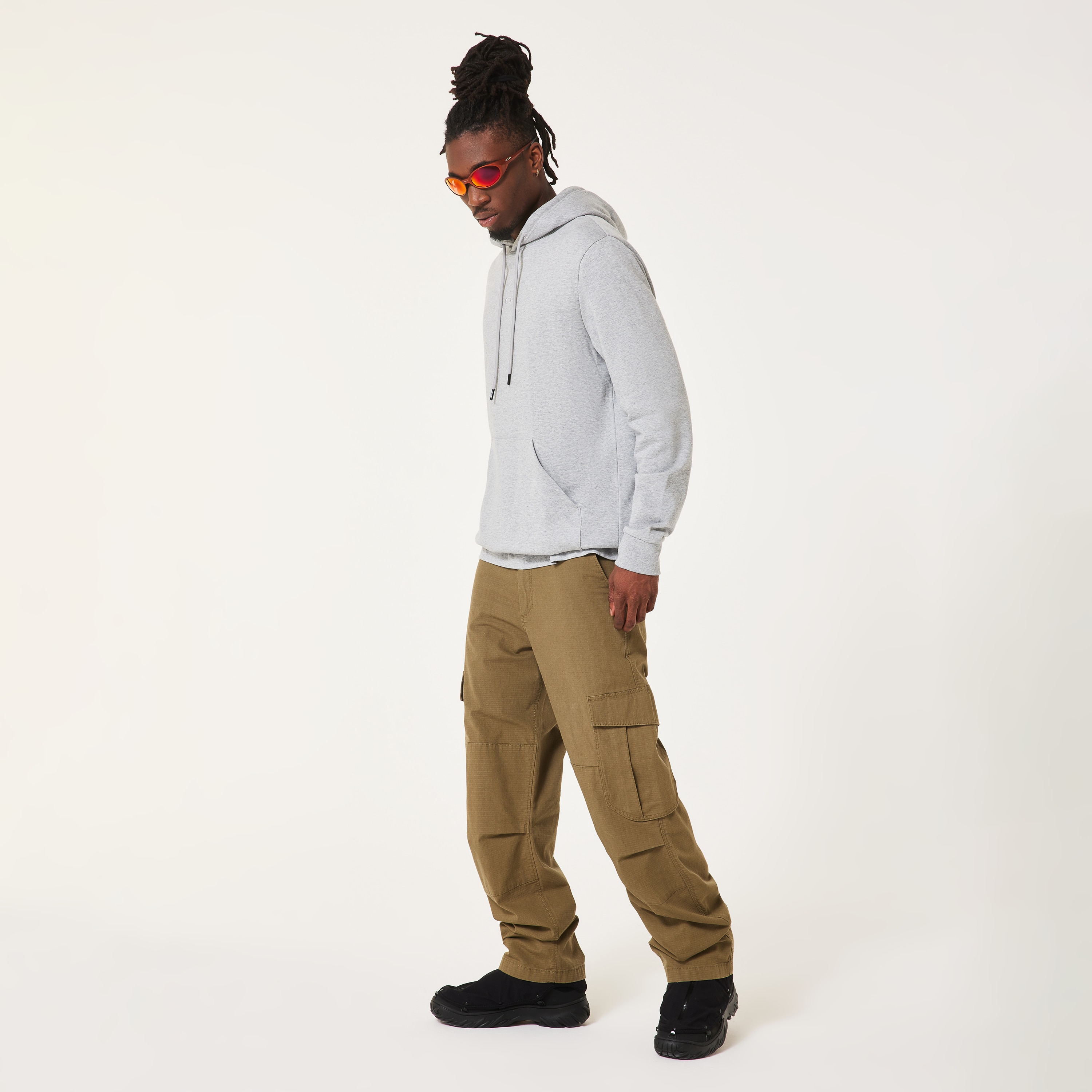 Oakley Futurescape Fossil Hoodie - New Granite Heather | Oakley® US