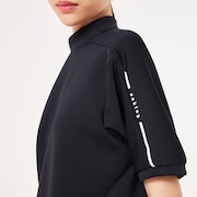 Elevate SS Mock Pullover - Blackout