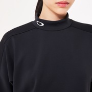 Elevate SS Mock Pullover - Blackout