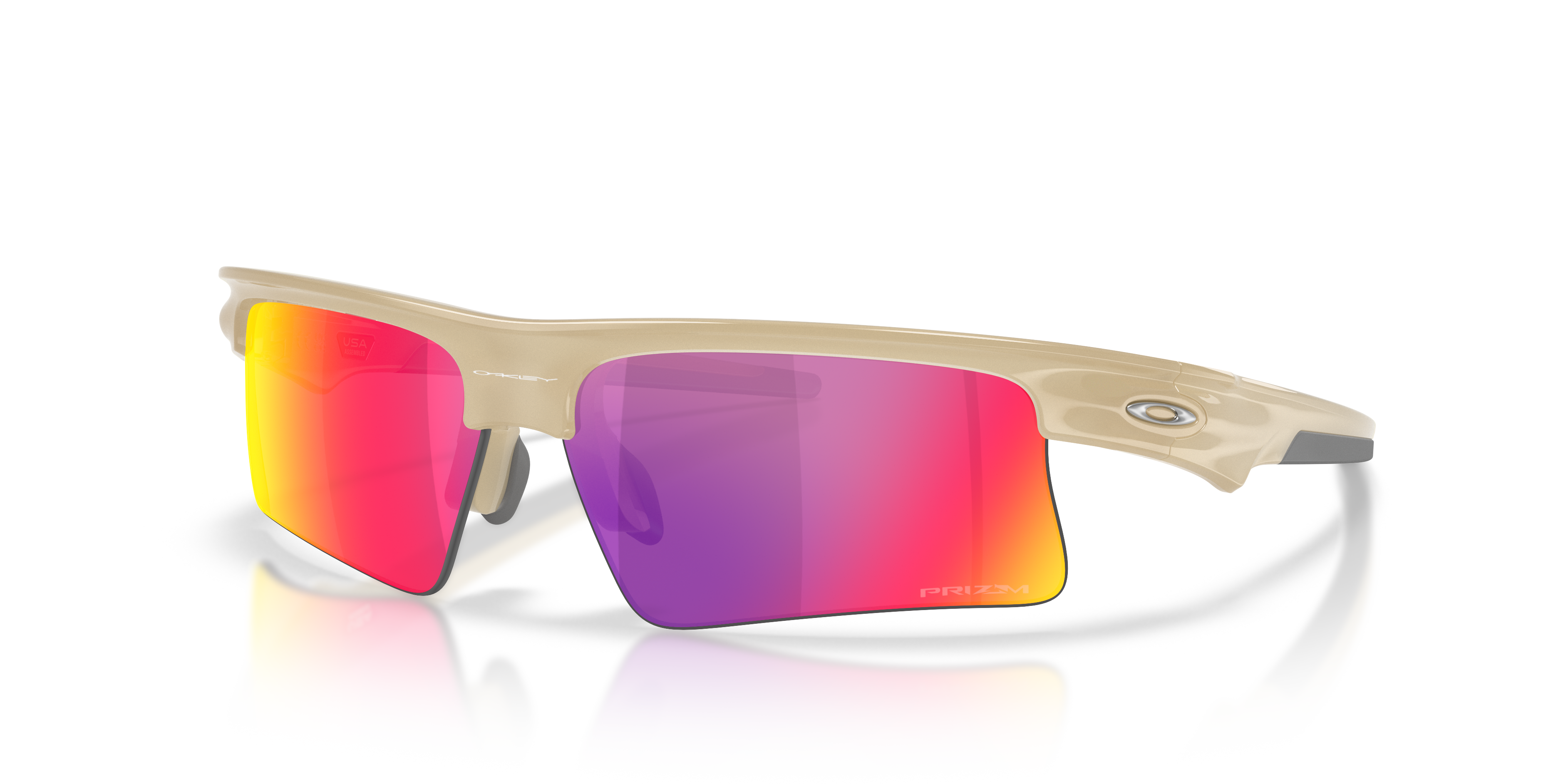 Bisphaera™ Speed Prizm Road Lenses, Sandstorm Frame Sunglasses